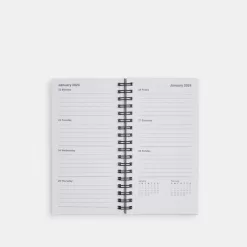 Coach 4 X7 Spiral Diary Book Travel Bag Women Multicolored