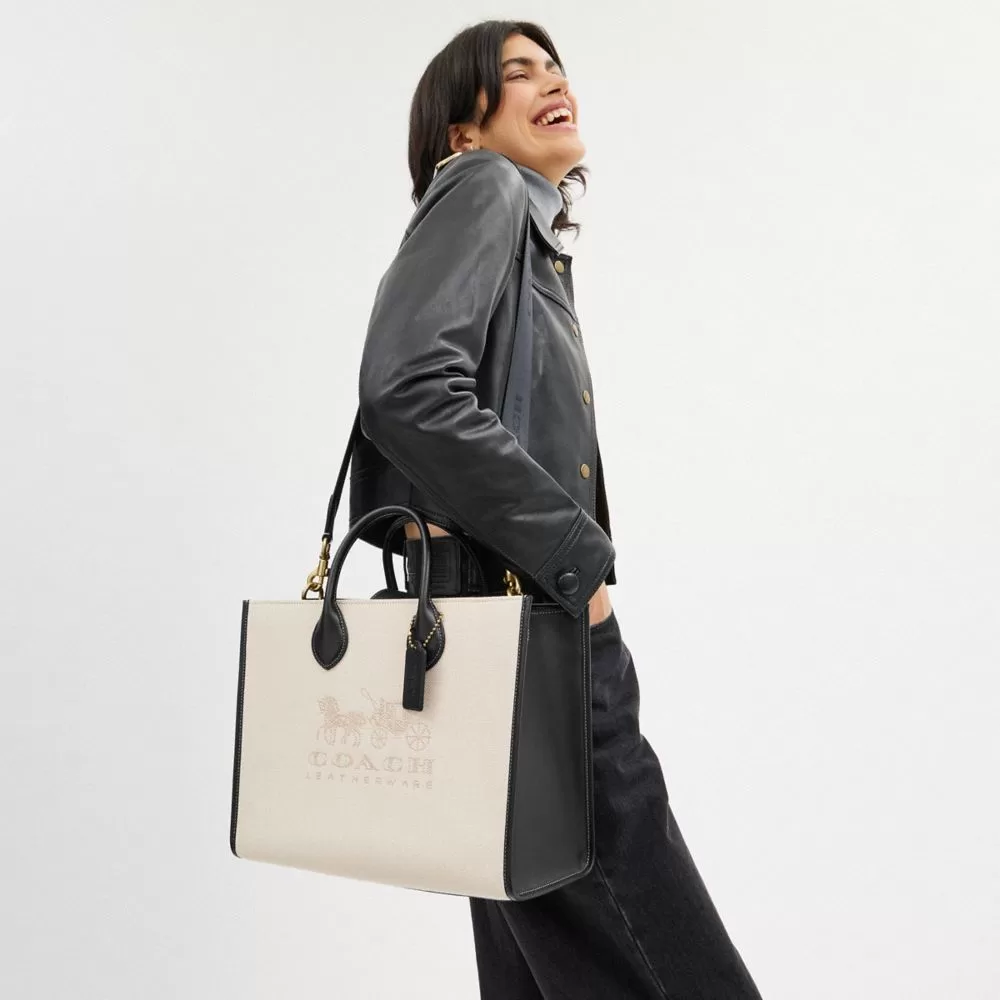 Coach Ace Tote 35 Tote Bags Women Light Blue Gray Black Coach Ace Tote 35 Tote Bags Women Light Blue Gray Black