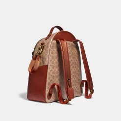 Coach Baby Backpack In Signature Canvas Backpacks Women Brown Red THORD 5480 1 247x247 - Coach Baby Backpack In Signature Canvas Backpacks Women Brown Red