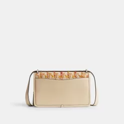 Coach Bandit Shoulder Bag In Tweed Shoulder Bag Women Silver Multicolored