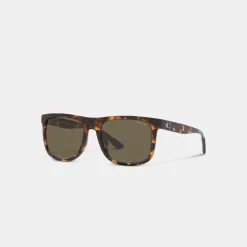 Coach Beveled Signature Flat Top Square Sunglasses Sunglasses Men Multicolor