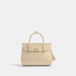Coach Broome Carryall Bag Handbag Women White