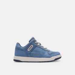 Coach C201 Low Top Sneaker Sneakers Women Indigo Blue