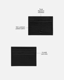 Coach Card Case Card Case Men Black