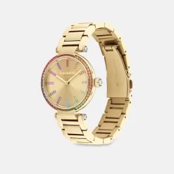 Coach Cary Watch, 34 Mm Watches Women Gold
