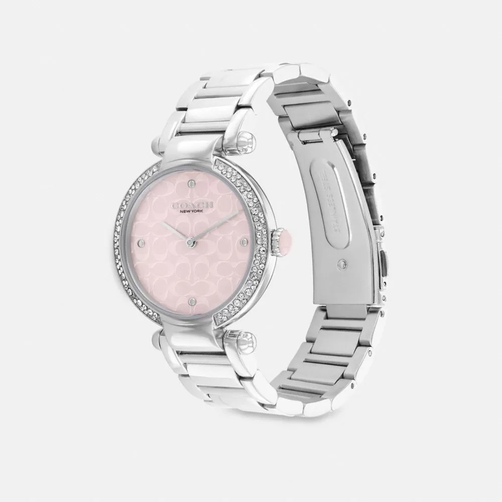 Coach Cary Watch, 34 Mm Watches Women Gray Pink Coach Cary Watch, 34 Mm Watches Women Gray Pink