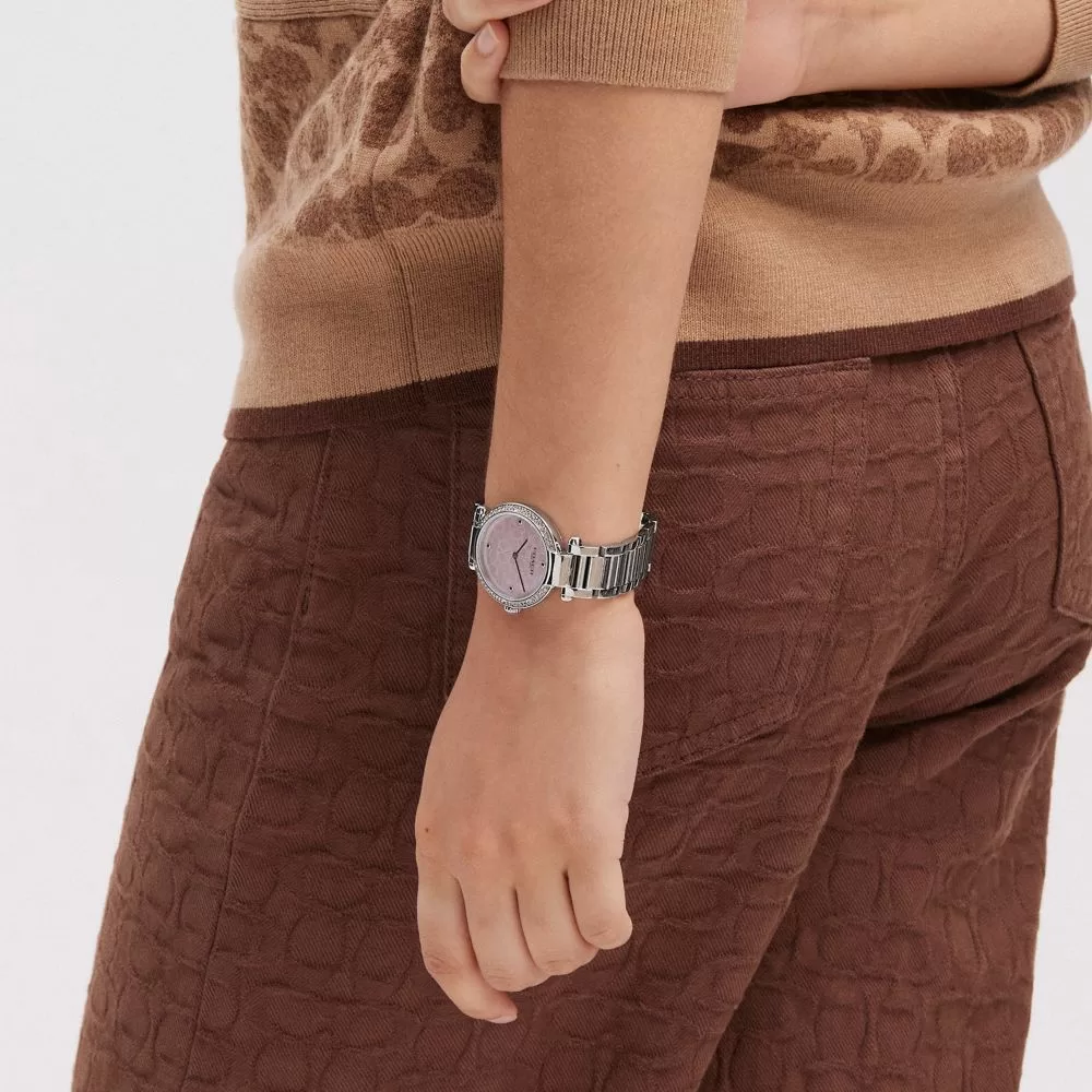 Coach Cary Watch, 34 Mm Watches Women Gray Pink Coach Cary Watch, 34 Mm Watches Women Gray Pink