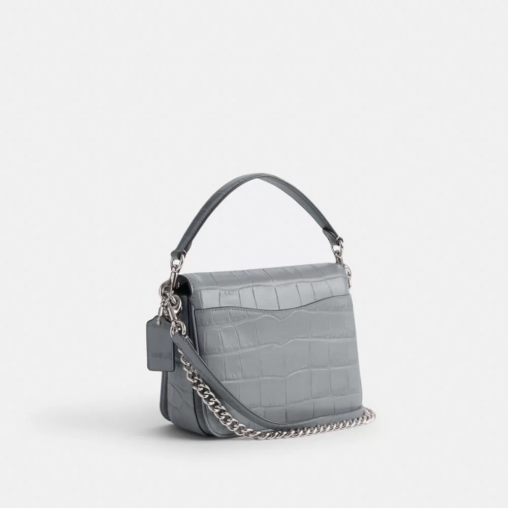 Coach Cassie Crossbody Bag 19 Shoulder Bag Women Silver Gray Blue Coach Cassie Crossbody Bag 19 Shoulder Bag Women Silver Gray Blue