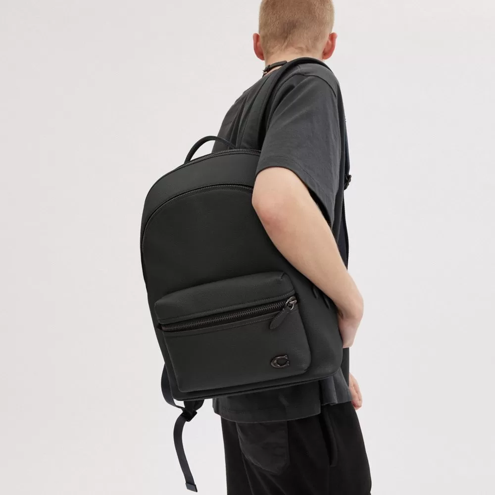 Coach Charter Backpack Backpacks Men Black Coach Charter Backpack Backpacks Men Black