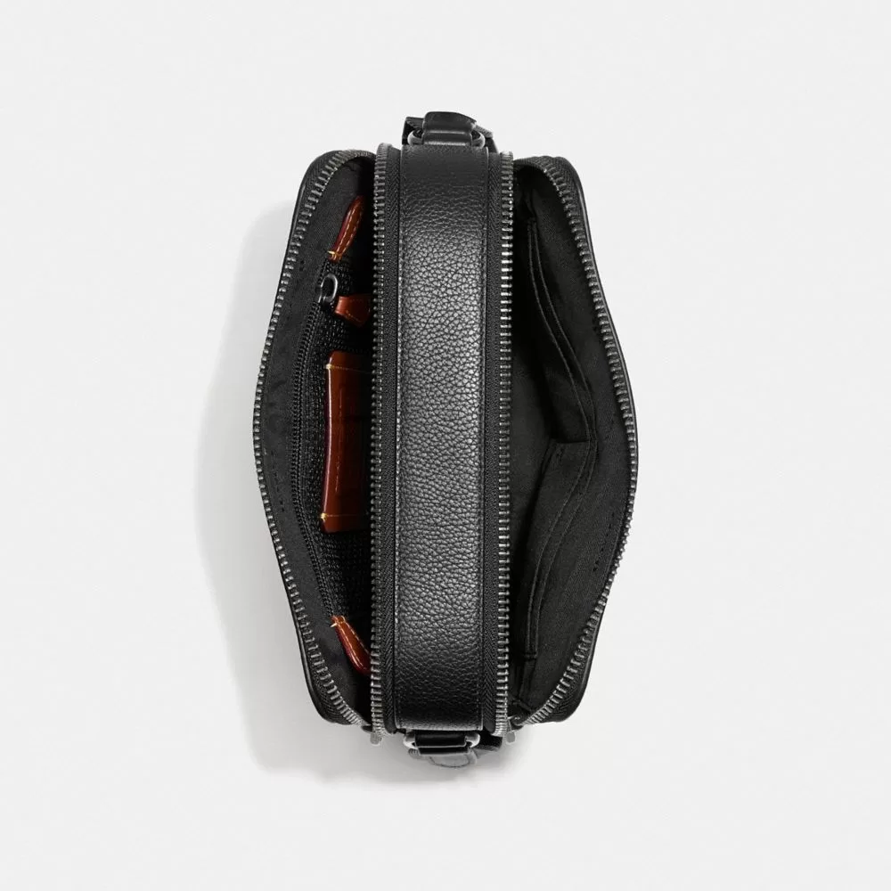 Coach Charter Crossbody Bag 24 Shoulder Bag Women Black Copper Black Coach Charter Crossbody Bag 24 Shoulder Bag Women Black Copper Black