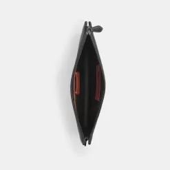 Coach Charter Pouch In Signature Canvas Shoulder Bag Men Gray