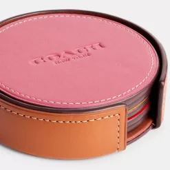 Coach Coaster Set Travel Bag Women Multicolored