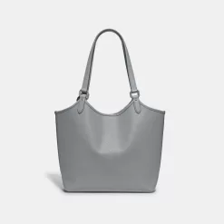 Coach Day Tote Bag Tote Bags Women Silver Gray Blue