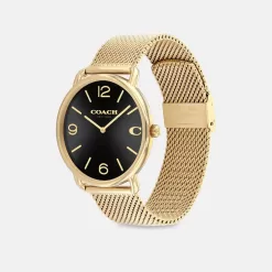 Coach Elliot Watch, 41 Mm Watches Mens Gold Black