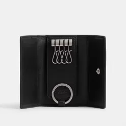 Coach Four Ring Key Case Bag Accessories Men Black