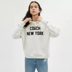Coach Hoodie Sweatshirt Tops Men White