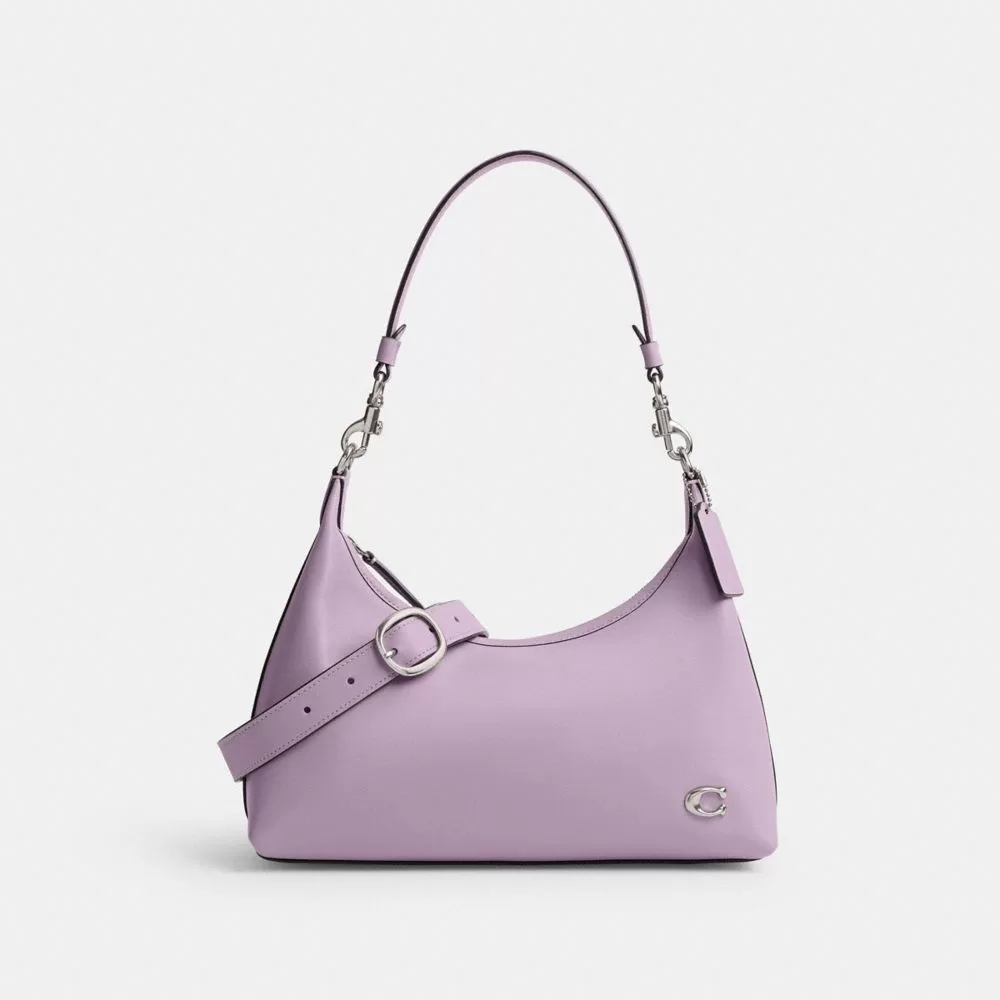 Coach Juliet Shoulder Bag Shoulder Bag Women Silver Purple Coach Juliet Shoulder Bag Shoulder Bag Women Silver Purple