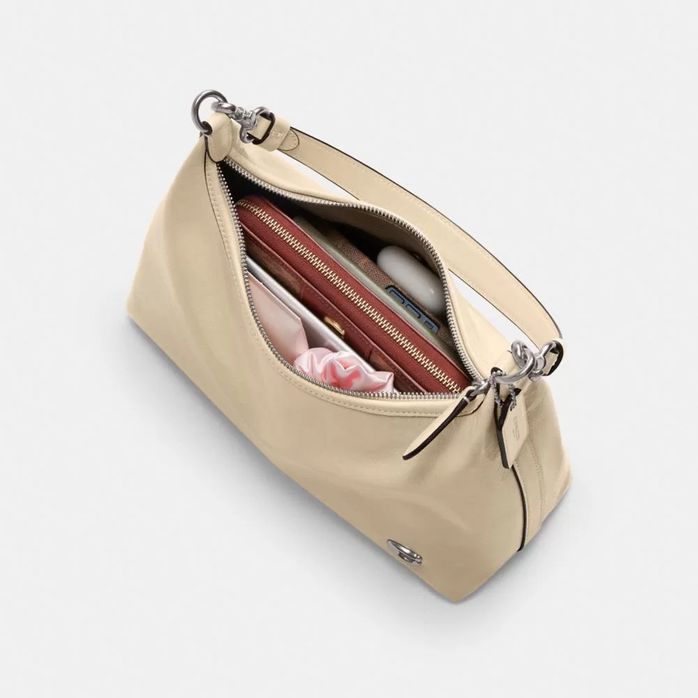 Coach Juliet Shoulder Bag Shoulder Bag Women Silver White Coach Juliet Shoulder Bag Shoulder Bag Women Silver White