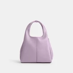 Coach Lana Shoulder Bag 23 Crossbody Bag Women Silver Purple