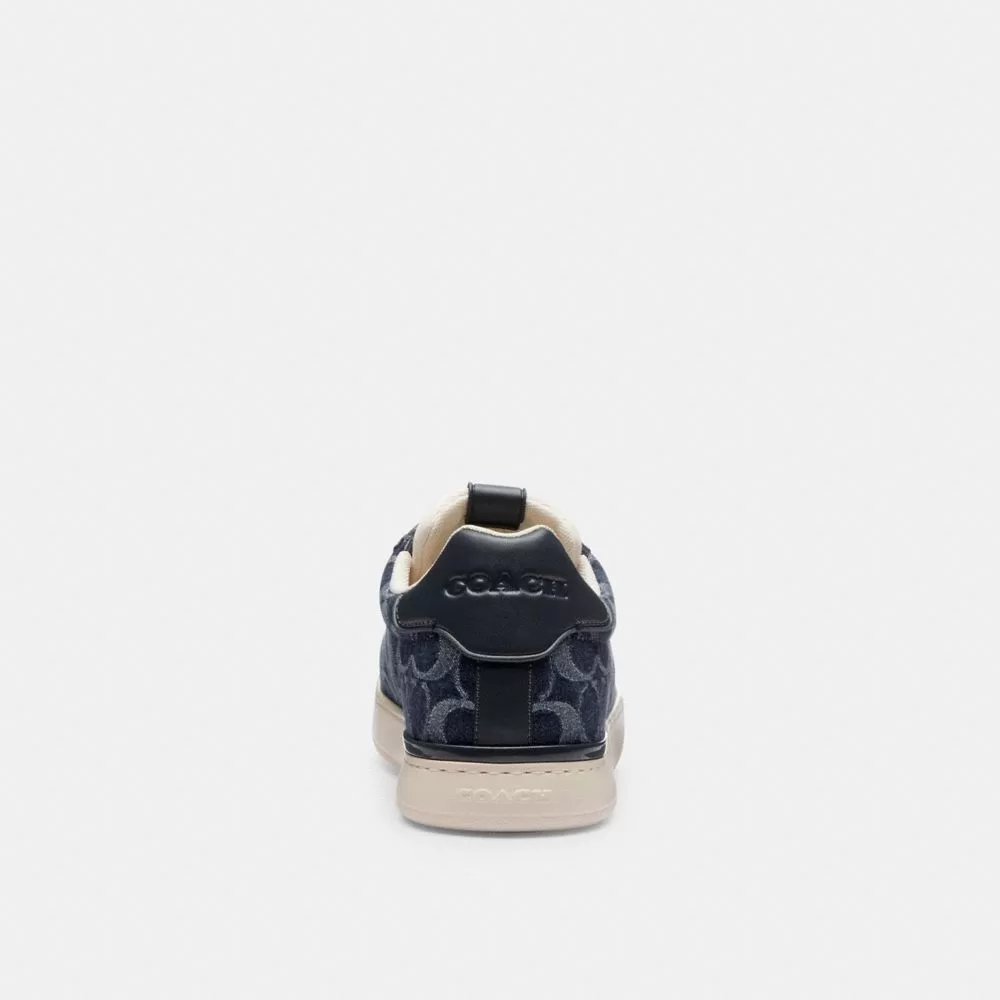 Coach Lowline Low Top Sneaker In Signature Denim Sneakers Men Blue Coach Lowline Low Top Sneaker In Signature Denim Sneakers Men Blue