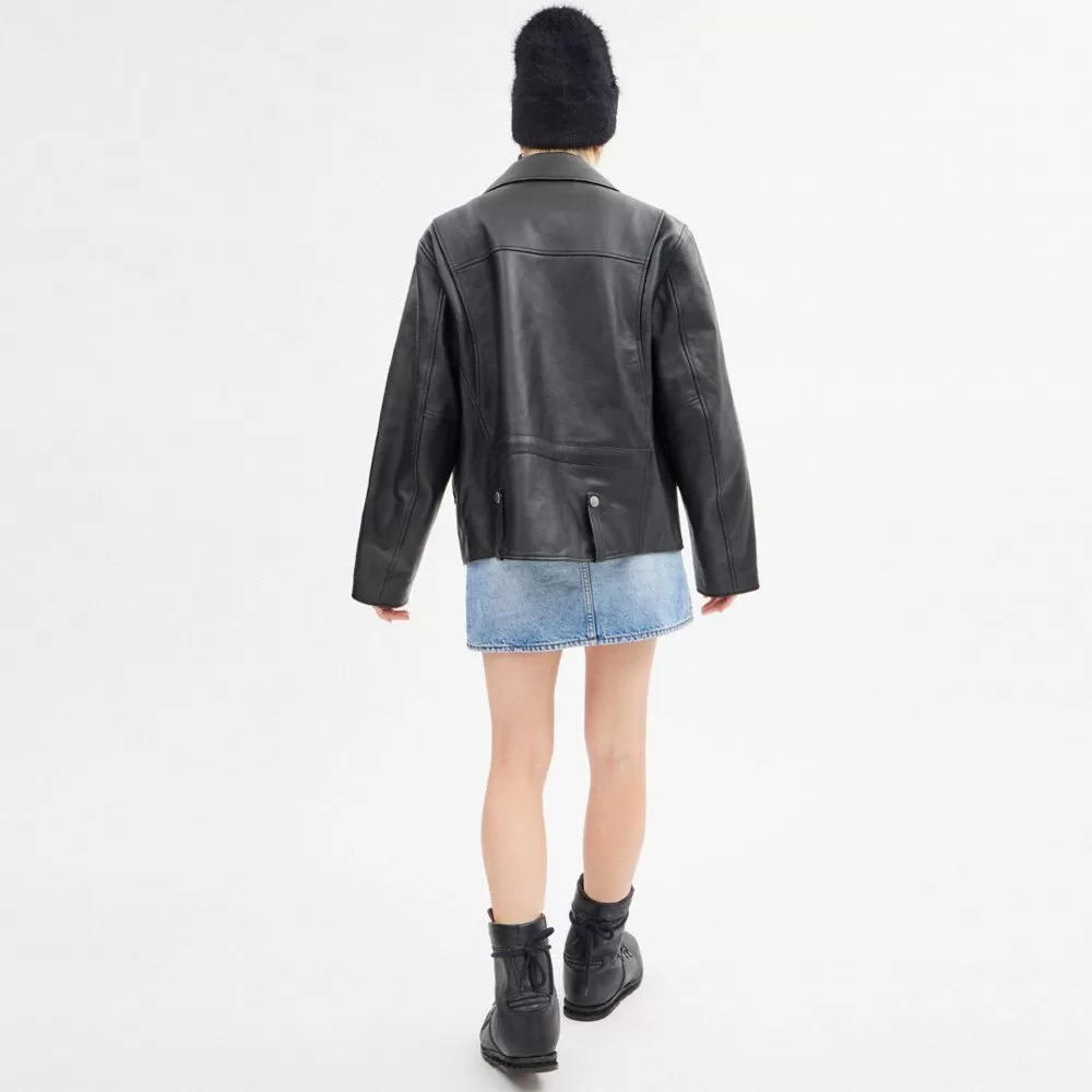 Coach Moto Jacket Jackets Men Black Coach Moto Jacket Jackets Men Black