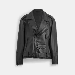 Coach Moto Jacket Jackets Women Black