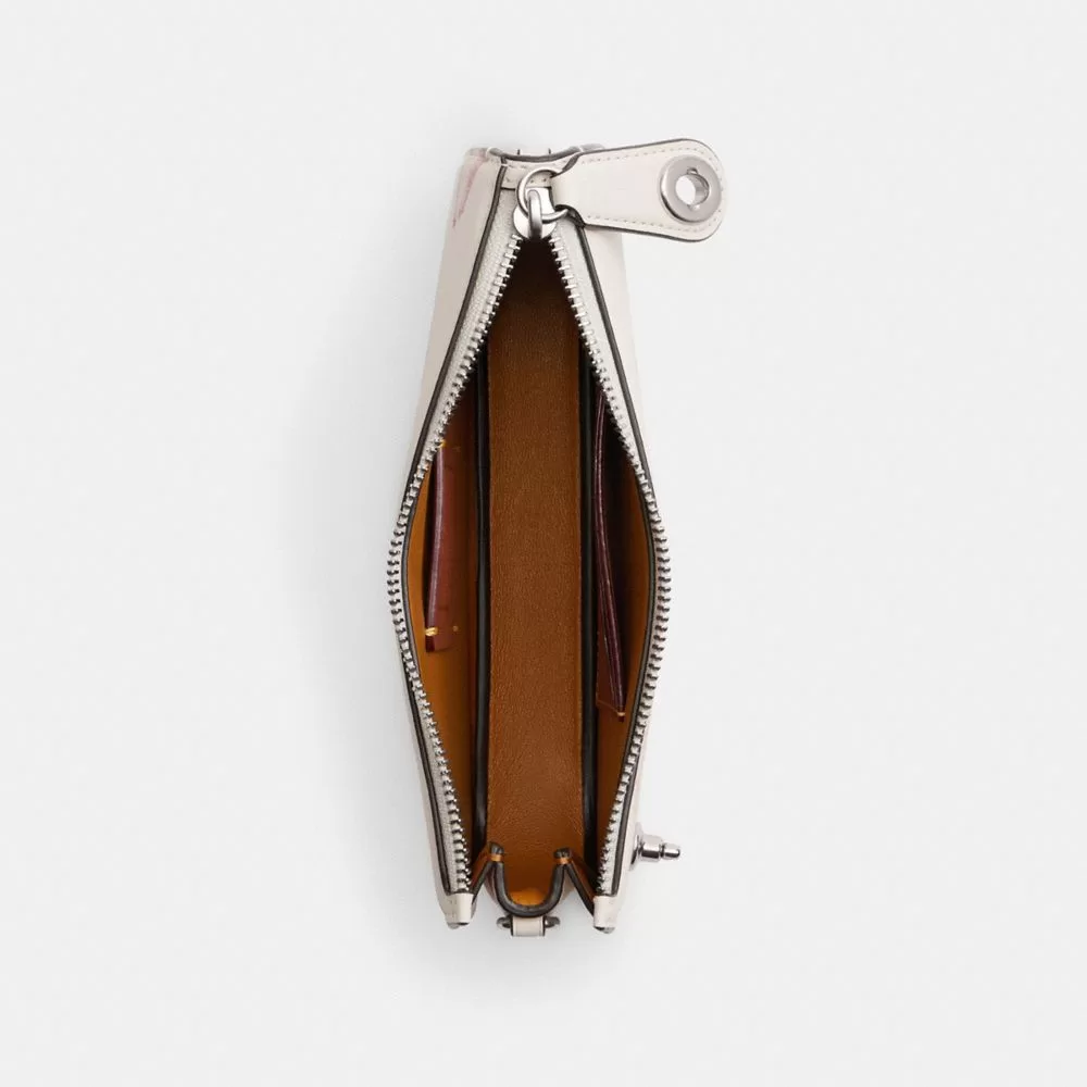 Coach Penn Shoulder Bag With Lip Print Shoulder Bag Women Silver Multicolored Coach Penn Shoulder Bag With Lip Print Shoulder Bag Women Silver Multicolored