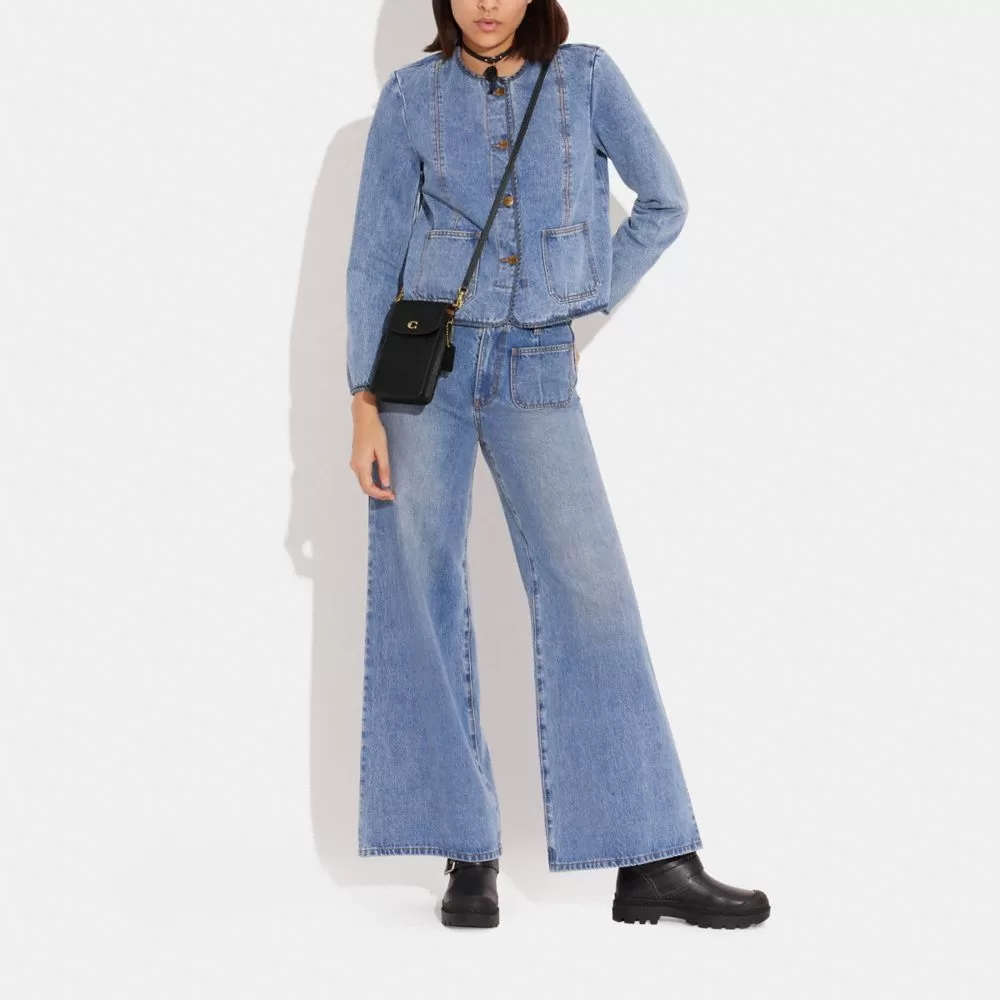 Coach Phone Crossbody Bag Shoulder Bag Women Black Coach Phone Crossbody Bag Shoulder Bag Women Black