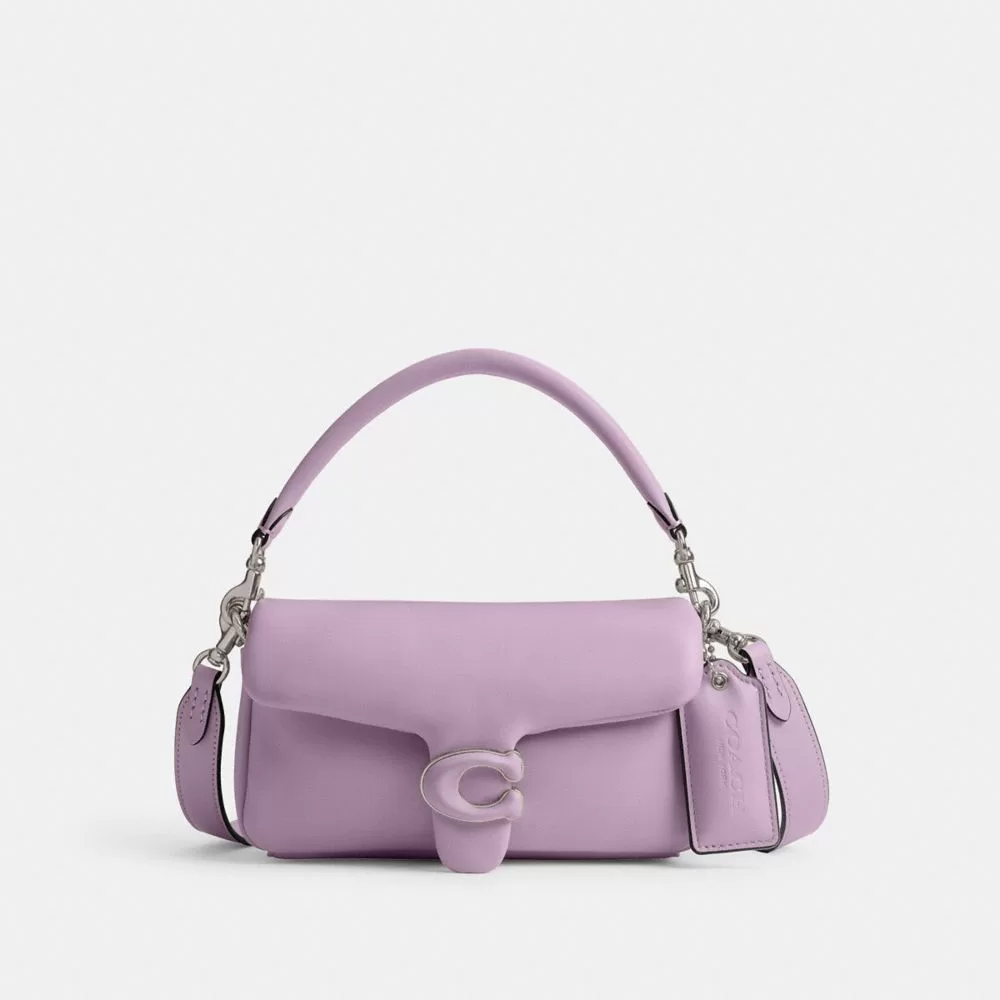 Coach Pillow Tabby Shoulder Bag 20 Shoulder Bag Women Silver Purple Coach Pillow Tabby Shoulder Bag 20 Shoulder Bag Women Silver Purple
