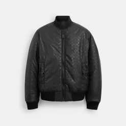 Coach Reversible Ma 1 Jacket Jackets Men Black