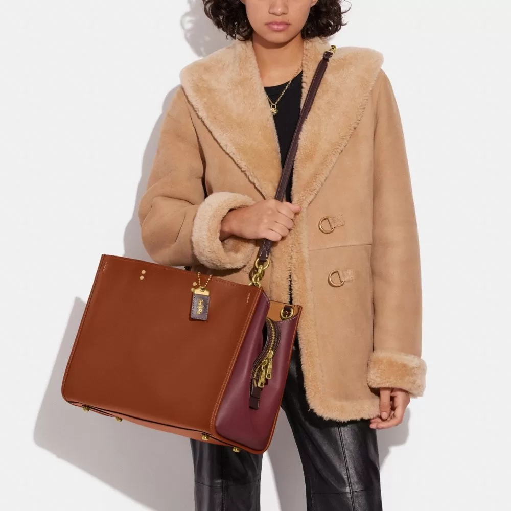 Coach Rogue Bag 39 In Colorblock Satchel Bag Women Multicolored Coach Rogue Bag 39 In Colorblock Satchel Bag Women Multicolored