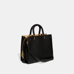 Coach Rogue Bag In Regenerative Leather Shoulder Bag Women Black