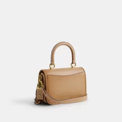 Coach Rogue Top Handle Bag Satchel Bag Women Beige