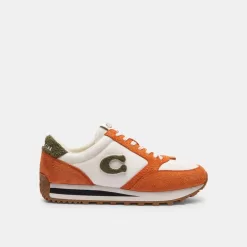 Coach Runner Sneaker Sneakers Men Brown Orange