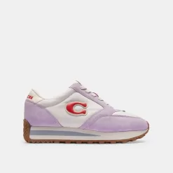 Coach Runner Sneaker Sneakers Women Purple Multicolored