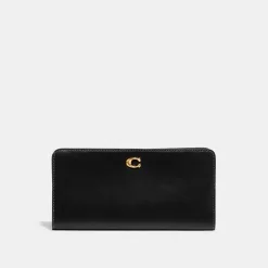 Coach Skinny Wallet Large Wallet Women Black