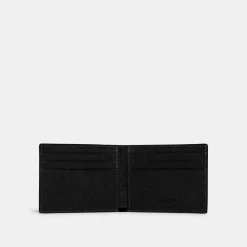 Coach Slim Billfold Wallet Wallets Men Black