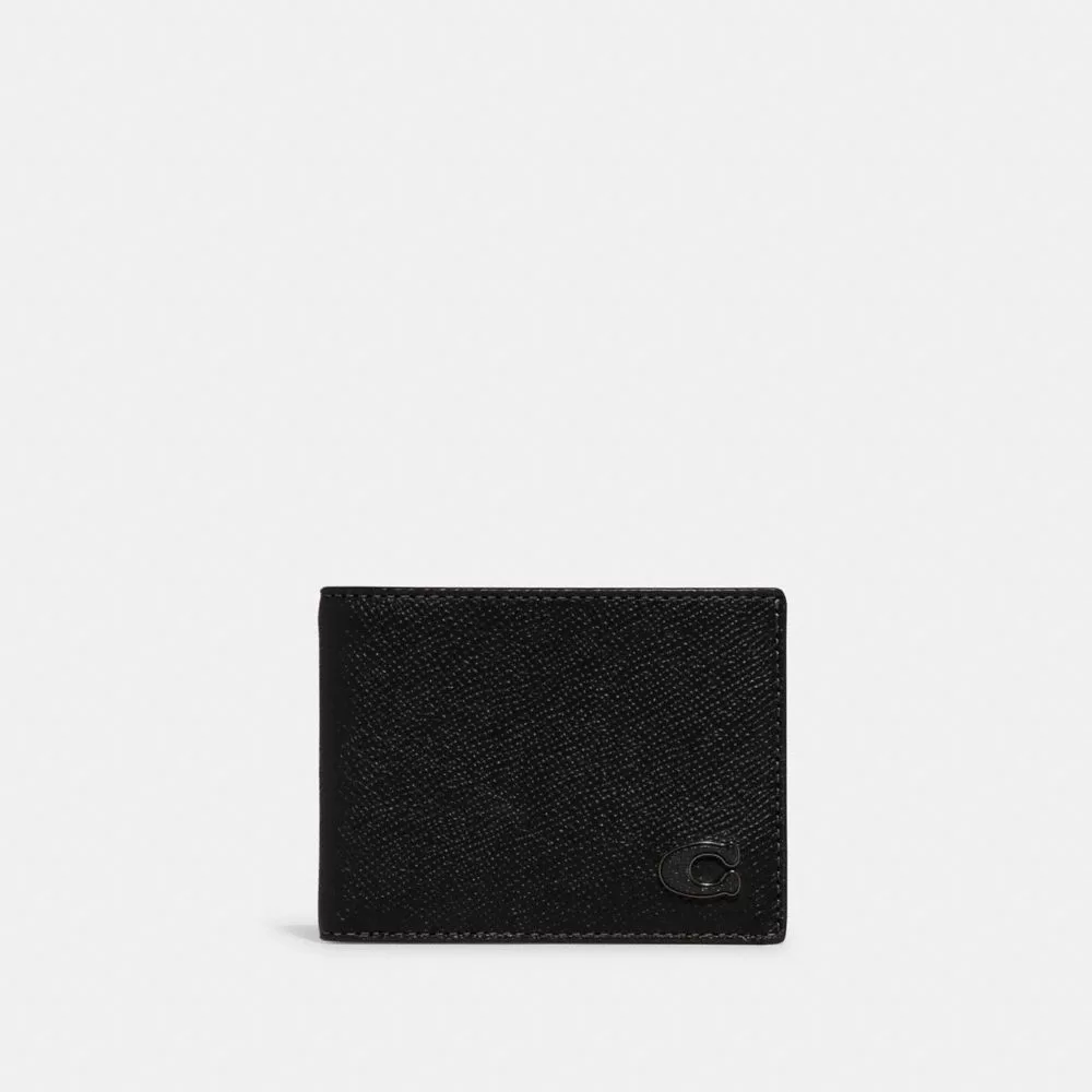 Coach Slim Billfold Wallet Wallets Men Black Coach Slim Billfold Wallet Wallets Men Black