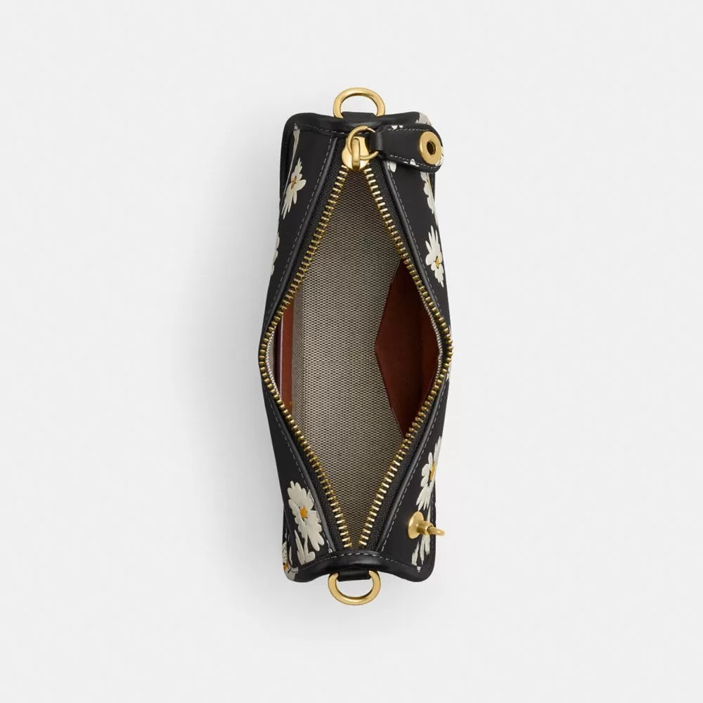 Coach Swinger Bag 20 With Floral Print Shoulder Bag Women Black Multicolored Coach Swinger Bag 20 With Floral Print Shoulder Bag Women Black Multicolored