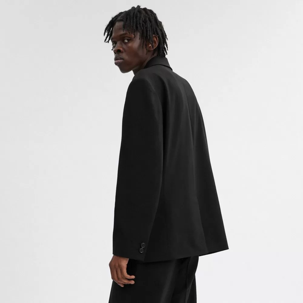 Coach Tailoring Blazer Jackets Men Black Coach Tailoring Blazer Jackets Men Black