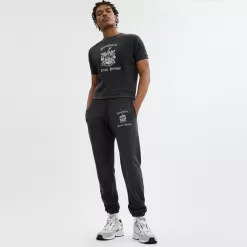 Coach Vintage Pull On Joggers Bottoms Men Black