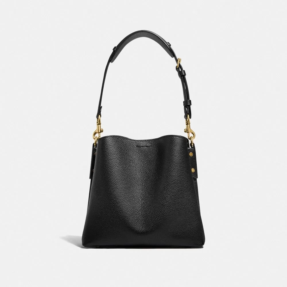 Coach Willow Bucket Bag Shoulder Bag Women Black Coach Willow Bucket Bag Shoulder Bag Women Black