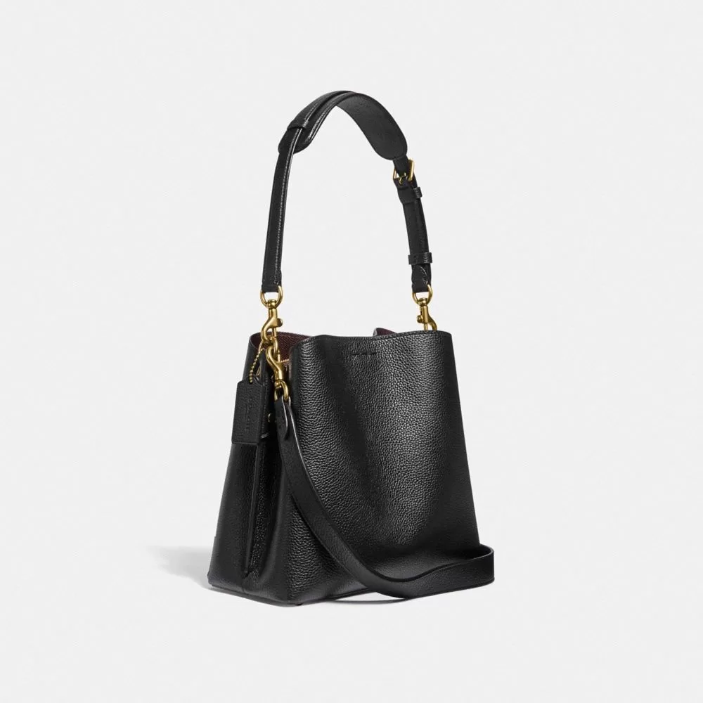 Coach Willow Bucket Bag Shoulder Bag Women Black Coach Willow Bucket Bag Shoulder Bag Women Black