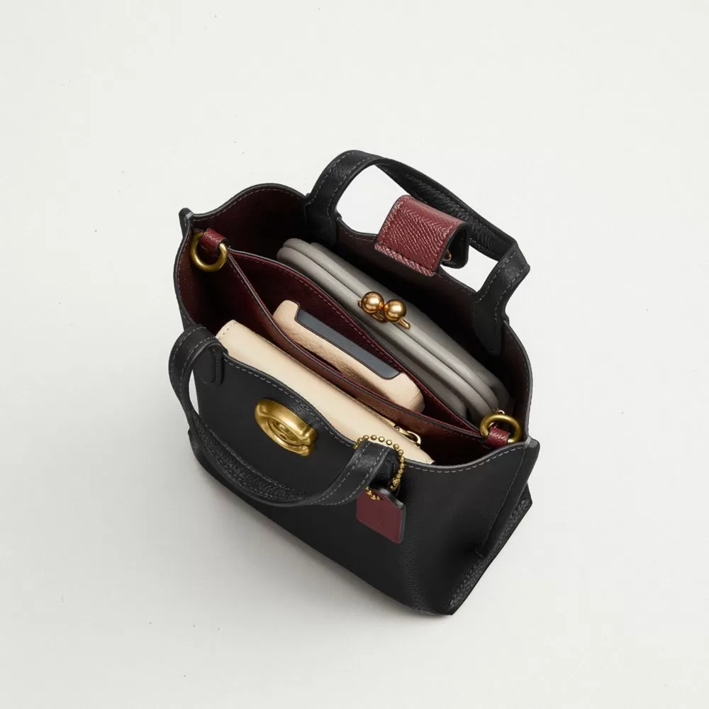 Coach Willow Tote 16 Shoulder Bag Women Black Coach Willow Tote 16 Shoulder Bag Women Black