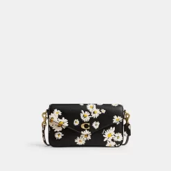 Coach Wyn Crossbody Bag With Floral Print Shoulder Bag Women Black Multicolored